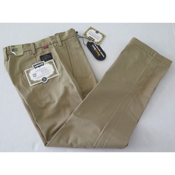 Levi’s 955880001 Mens Sz 34x30 Tan Regular Straight Skateboarding Work Pants $80 - Picture 2 of 9